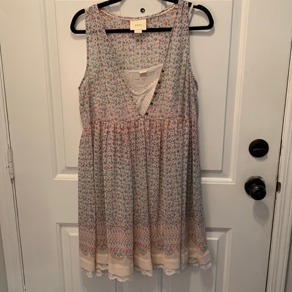 maeve violetta layered dress floral lace trim - Picture 4 of 10